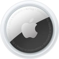 Apple AirTag, Artikel, Finder, Silber, Weiß, Staubresistent, IP67, CR2032