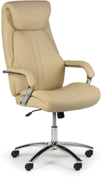 Leder-Chefsessel NEXUS, beige