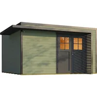 Weka Design Gartenhaus Pure Garden Amberley mit Massivholz-Doppeltür -