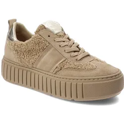 Beige Sneakers Chebello Wildlederschuhe, 36