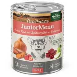 AniForte Nassfutter Junior Menue Rind 6 x 400g