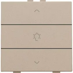 Niko Züblin 157-51043 Einfach Dimmersteuerung für Niko Home Control, champagne coated 15751043