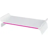 Leitz Ergo WOW Monitorständer verstellbar Pink/Weiß