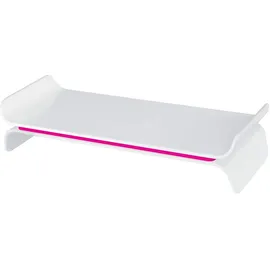 Leitz Ergo WOW Monitorständer verstellbar Pink/Weiß