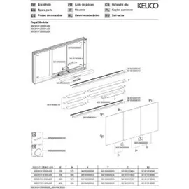 Keuco Royal Modular 2.0 120 cm silber