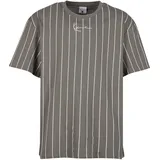Karl Kani Small Signature Essential Pinstripe T-Shirt - Grau - XS