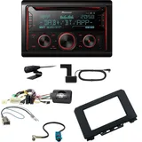 Pioneer FH-S820DAB USB DAB+ Digitalradio Einbauset für Suzuki Jimny GJ ab 2018