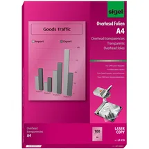 Sigel Laserfolien klar A4 100 St.