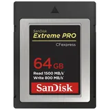 Extreme PRO CFexpress Card 64 GB Type B, 1500/800 MB/s