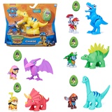 Spin Master PAW Patrol, Dino Rescue, Hero Pup Spielfiguren mit großem Dinosaurier und Überraschungs-Dino - sortiert - einzeln erhältlich - im Set enthalten 1 Hundefigur, 2 Dino-Figuren