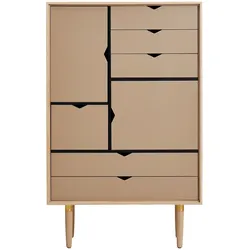 Andersen Furniture - S5 Kommode, Eiche geseift / Fronten kashmir
