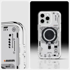 SPIGEN iPhone 16 Pro Max Ultra Hybrid MagSafe Hülle transparent