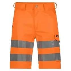 Idaho Warnschutz-Shorts, neonorange, Schrittlänge Standard, Größe 58 - neonorange - 58