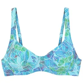SUNSEEKER Bügel-Bikini-Top Damen türkis bedruckt Gr.36 Cup B