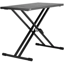 Vevor DJ-Tischständer, 81,3 x 50,8 cm tragbarer DJ-Laptop- und Controller-Ständer, leichter DJ-Schreibtisch, DJ-Pult, höhenverstellbarer DJ-Ständer, faltbarer Keyboardständer mit Doppel-X