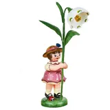 Hubrig Volkskunst GmbH Blumenkind Mädchen mit Märzenbecher 11 cm