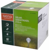 Siena Garden Solarleuchtkugel, Gartendeko, Ø30cm, weiß, 681981