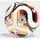 adidas Deutschland Heimfußball 2026 Weiß/Rot/Gold Gr. 5