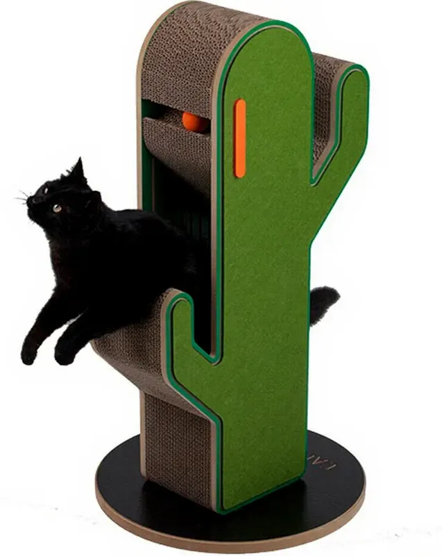 Coneko Urban Oasis Serie - Kleiner Kaktus Katzenklettergerüst - Kratzbaum