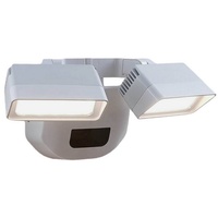 Lindby LED-Außenwandstrahler Nikoleta mit Sensor, 2-fl.