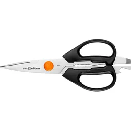 Bra Efficient | Mehrzweckschere, Edelstahl, Grau, 21 cm