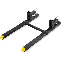 VEVOR Palettengabel 1090 x 70 x 230 mm Gabelträger 907 kg Tragfähigkeit Gabelzinken 109 cm Gesamtlänge mit 76 cm-Gabelblatt Gabelstapler 495-915 mm