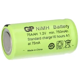 GP 6x GP GP75AAH Akku 2/3AA Mignon NiMH Akku 1,2V 750mAh