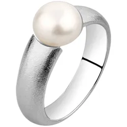 Nenalina Süßwasserzuchtperle Klassik 925 Silber Ringe   Damen 