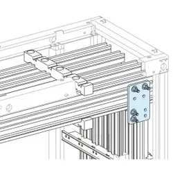 Schneider Electric LVS04605 PrismaSeT-P, Linergy LGYE, Verbindung, lang vertikal, 2000-2500A