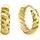 Fascination by Ellen K. Creolen 375 Gelbgold diamantiert one-size
