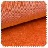 novely® Stoff ISSUM - Samtweicher Chenille-Möbelstoff - Sehr Robuster Polsterstoff, Samtweich, Robust, Pflegeleicht, Meterware, 1lfm orange
