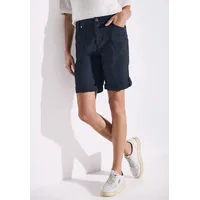 STREET ONE Bermudas »Style Yulius« Sommerhose mit Turn-Up Gr. 34 N-Gr, deep blue, , 54954416-34 N-Gr