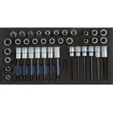 Gedore 1500 CT1-ITX 30 Satz Schraubendrehereinsätze 3/8" in Check-Tool-Modul