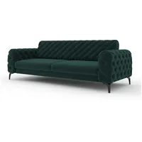 Möbeldreams Chesterfield-Sofa Arizona Sofa Chesterfield mit Schlaffunktion grün
