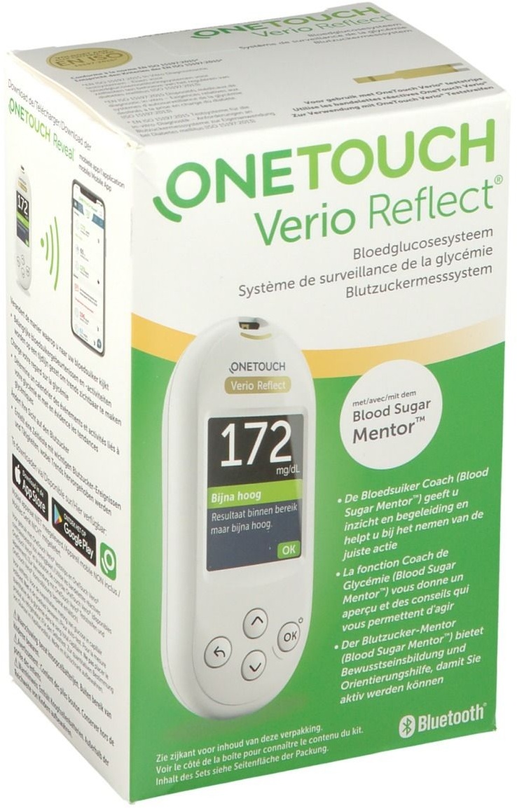 OneTouch® Verio Reflect® Glucomètre Kit 1 pc(s) Appareil