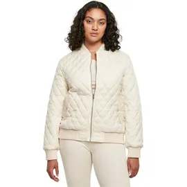 URBAN CLASSICS Diamond Quilt Nylon Jacket Jacke, whitesand, S