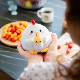 Legami Plüschtier Huhn 15 cm Rosa