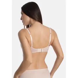 SASSA Schalen-BH "Beautyful Classic", Damen, Gr. 90, Cup B, beige (natur), Microtouch, Jacquard: 85% Polyamid, 15% Elasthan. Spitze: 90% Polyamid, 10% Elasthan, unifarben, normal, BHs Schalen-BH, filigrane Spitzenumrandung, graphisches Jaquard-Design