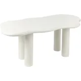 Beliani Esstisch Ondle Cremeweiß 188 cm 94 cm