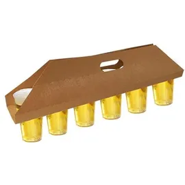 Papstar Tragetabletts 30 St. 12 cm x 9,5 cm Braun