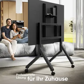 ONKRON TS2081-B TV-Ständer 177,8 cm (70")/2,79 m (110") max. 125 kg Schwarz Kunststoff/Stahl
