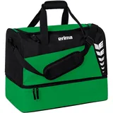 Erima Six Wings Sporttasche mit Bodenfach smaragd/schwarz, M