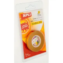 APLI Klebeband Doppelseitiges 10 mm x 7 m