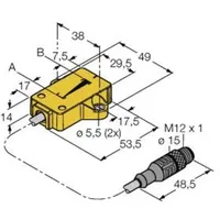 Turck Linearwegsensor LI25P1-QR14-LU4X2-0,3-RS4/S97