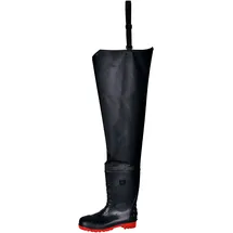 PORTWEST Waders Gummistiefel Schwarz 44