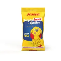 Josera Seppl’s Snack Buddies (11 x 150 g) | Adult | Premium Hundesnack für ausgewachsene Hunde | Huhn | knusprige Hundeleckerlis in Seppl-Form | getreidefrei | zuckerfrei | fettarm | 11er Pack