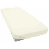 Primera Spannbettlaken »Elasthan-Feinjersey Boxspring«, für Hohe Matratzen beige