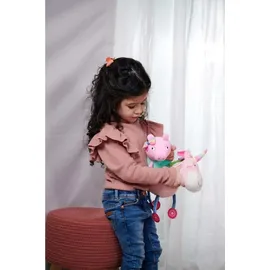 Simba Peppa Pig Plüsch Peppa mit Einhorn,