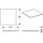 Geberit Glasablage 500523001 45 x 8 x 45 cm