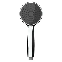 Wenko - Duschkopf Basic Grau Ø 10 Cm, Ø 10 Cm, Silber Glänzend, Kunststoff (abs) Chrom - Silber Glänzend